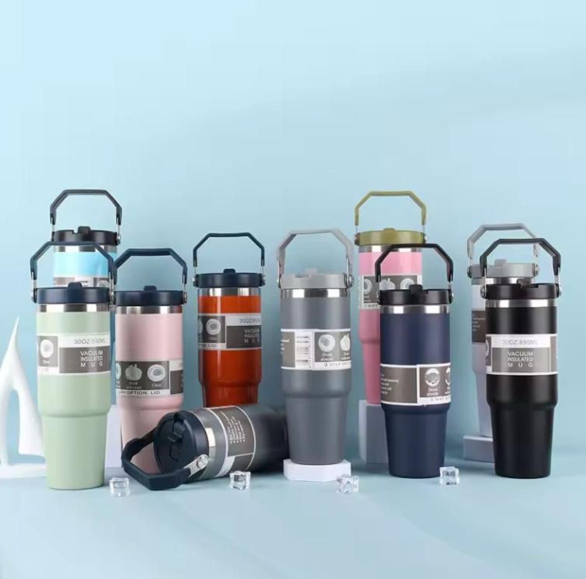Stainless Steel Sipper Bottle With Handle image 2